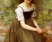 Une Jeune Fille Aux Fleurs - 查尔斯·维克托·蒂里翁